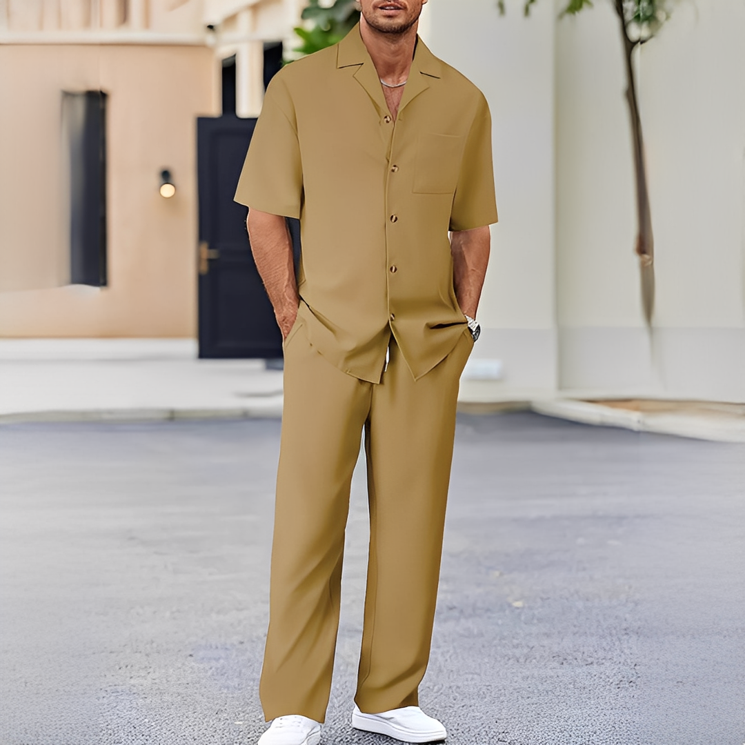 Drian - Elegantes Set aus Hemd und Hose für Herren