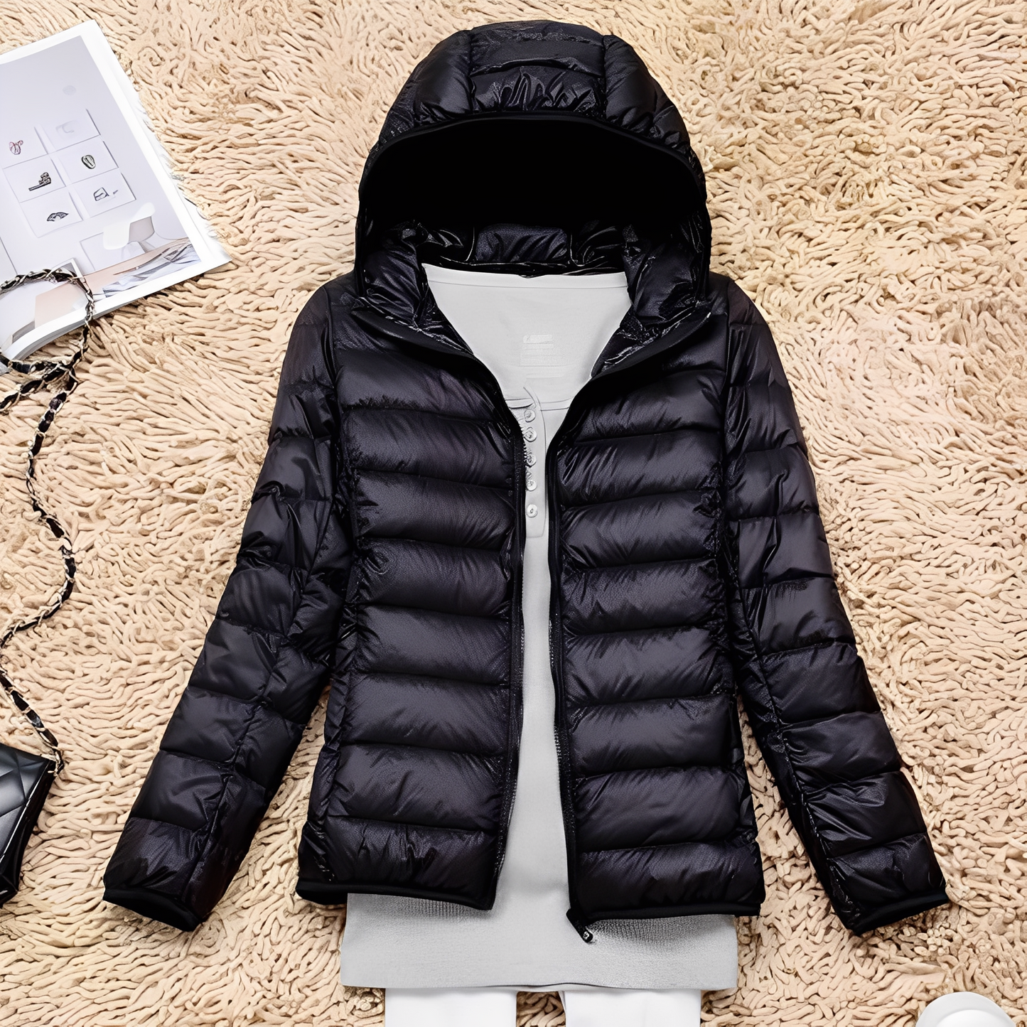 Lyndsay - Bequeme, eng geschnittene Damen-Daunenjacke