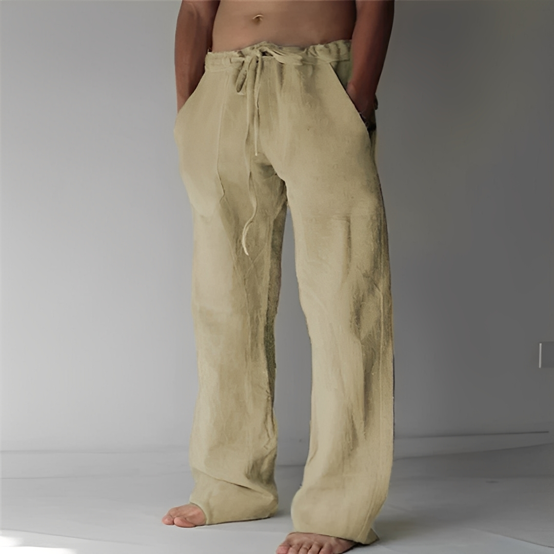 Kirk - Weite Hose mit modischer Kordel für Herren