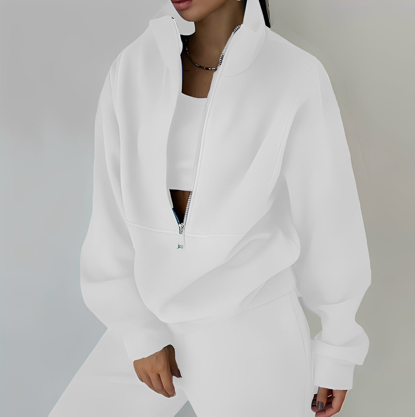 Mélissa - Bequemes lockeres Frottee-Set, zweiteilig