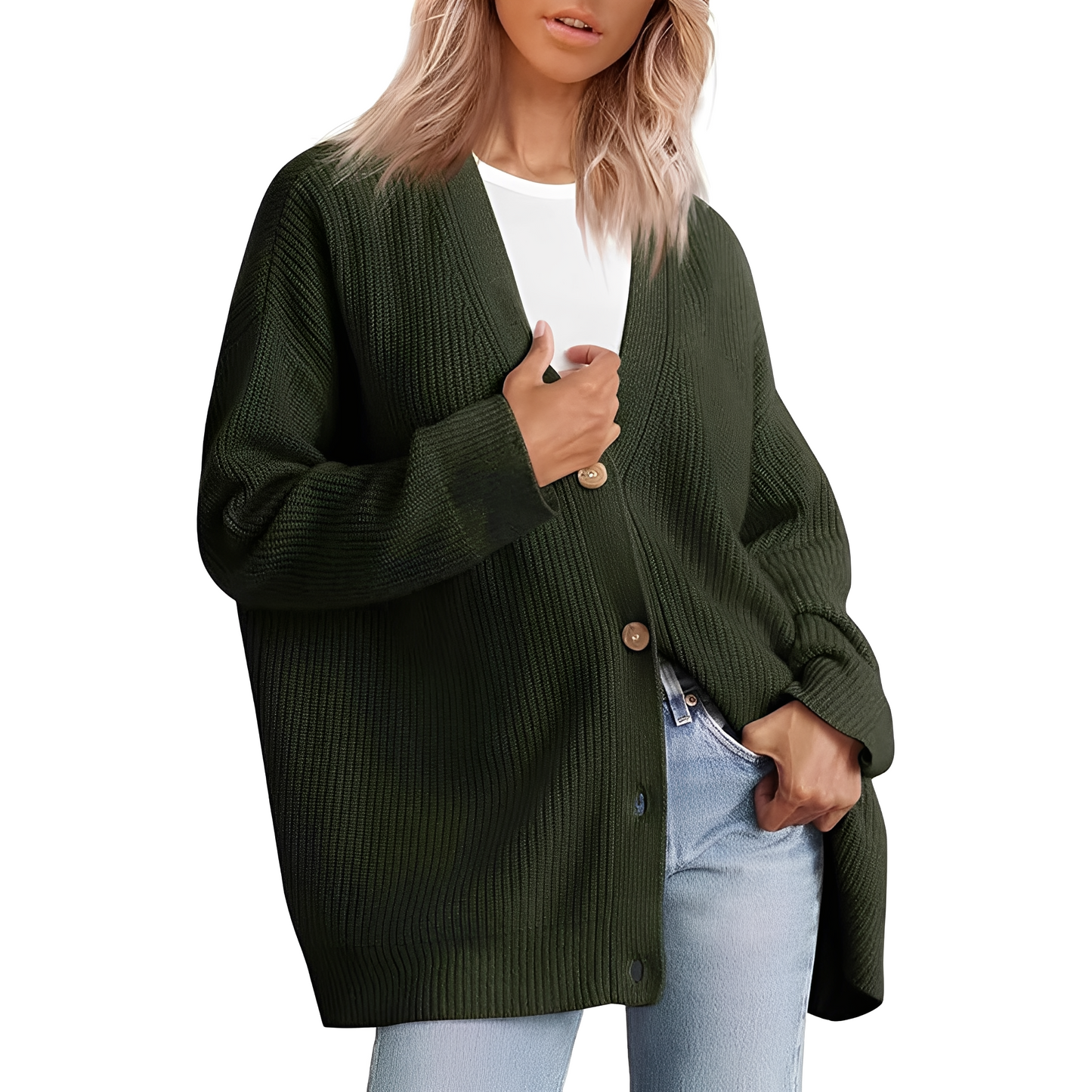 Christal - Lockerer Oversize-Cardigan für Damen