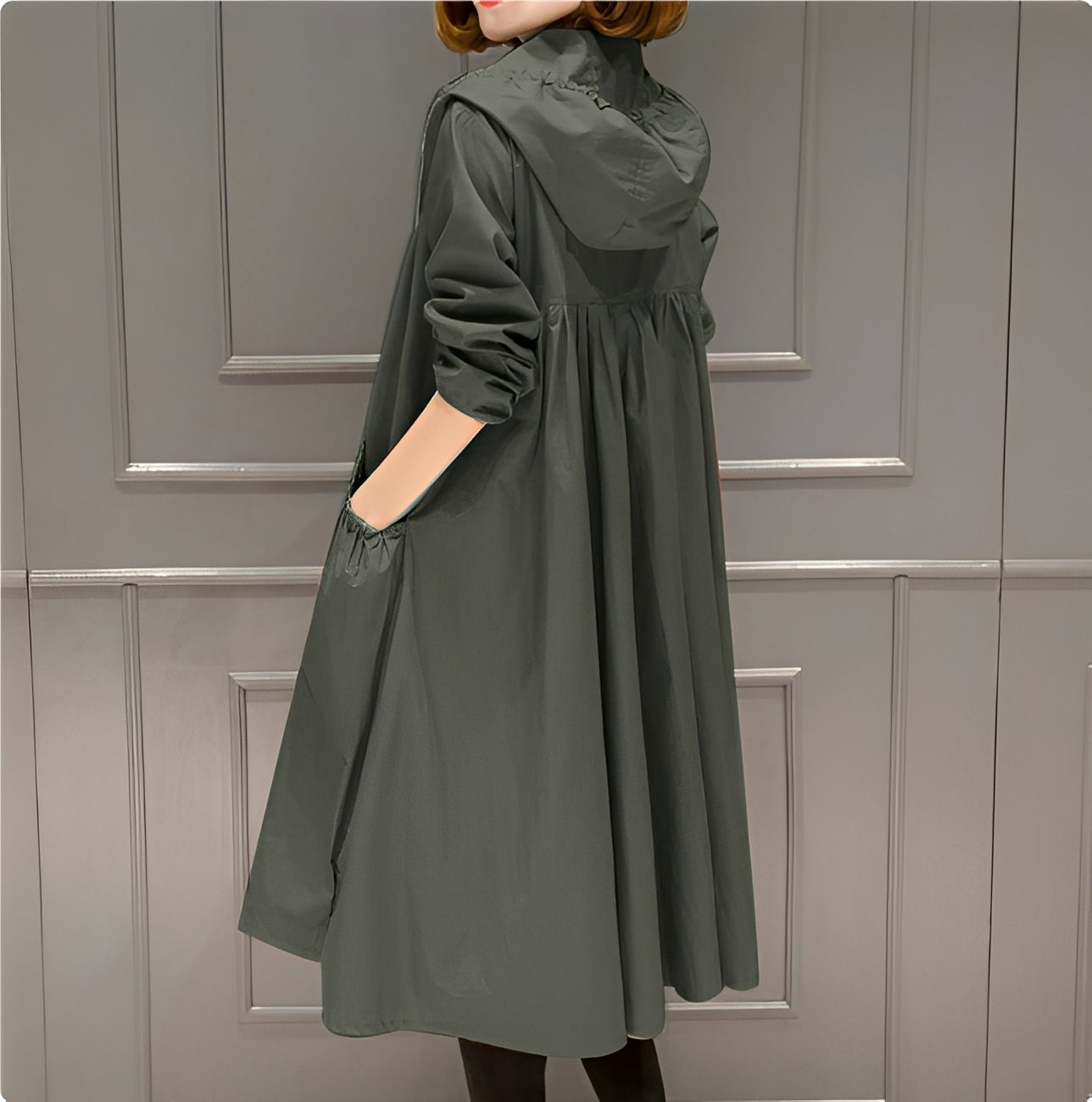 Margarette - Schicker Damen-Regenmantel mit Kapuze