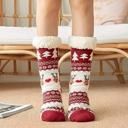 Kassia - Warme Damen-Weihnachtssocken
