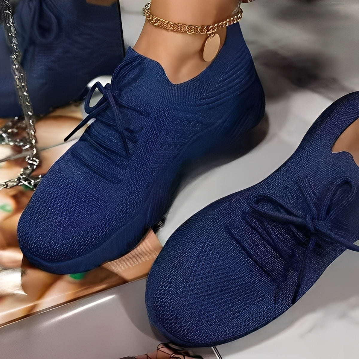 Axelle - Damen-Stricksneaker mit orthopädischer Funktion
