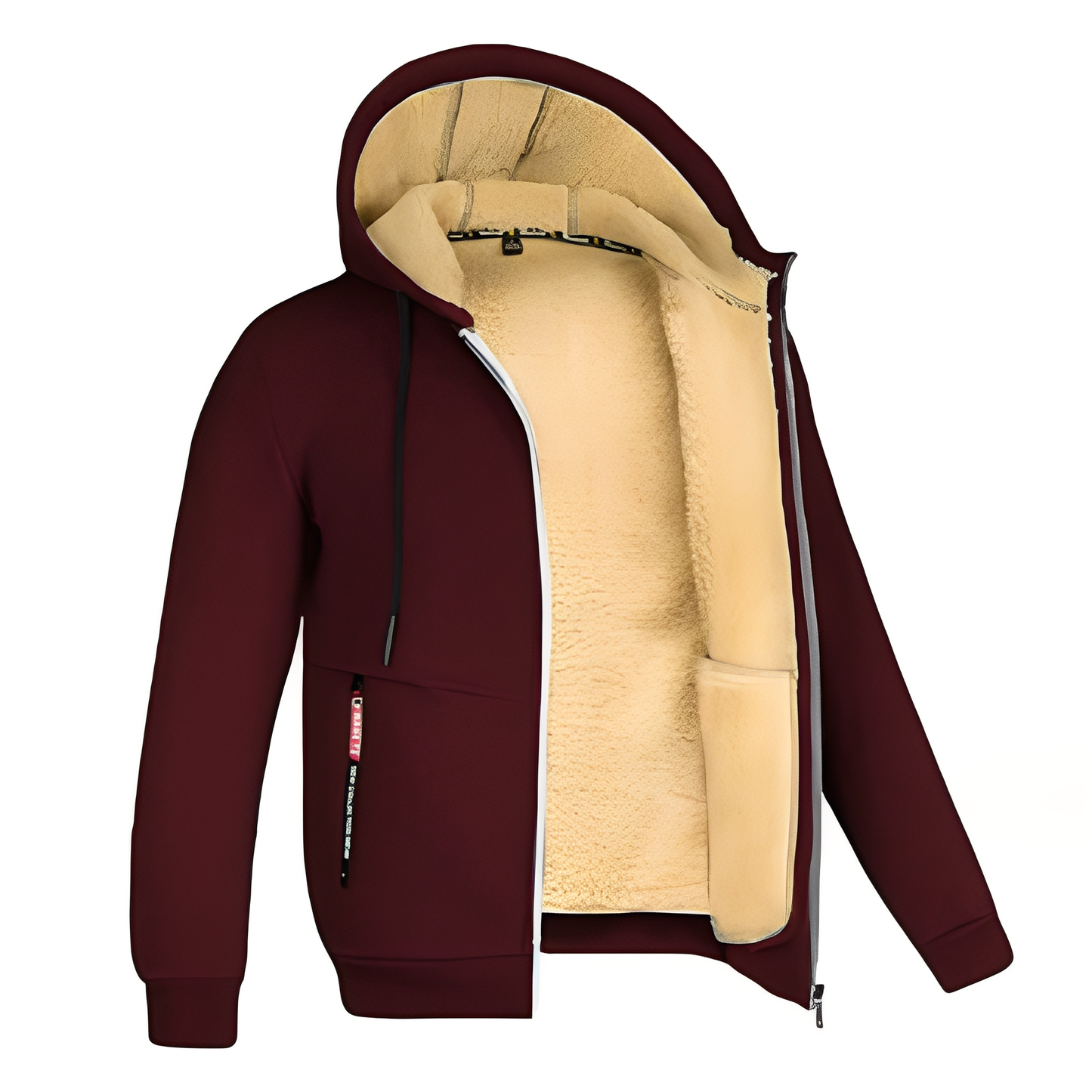 Davin - Gemütliche Fleecejacke für Männer mit Kapuze