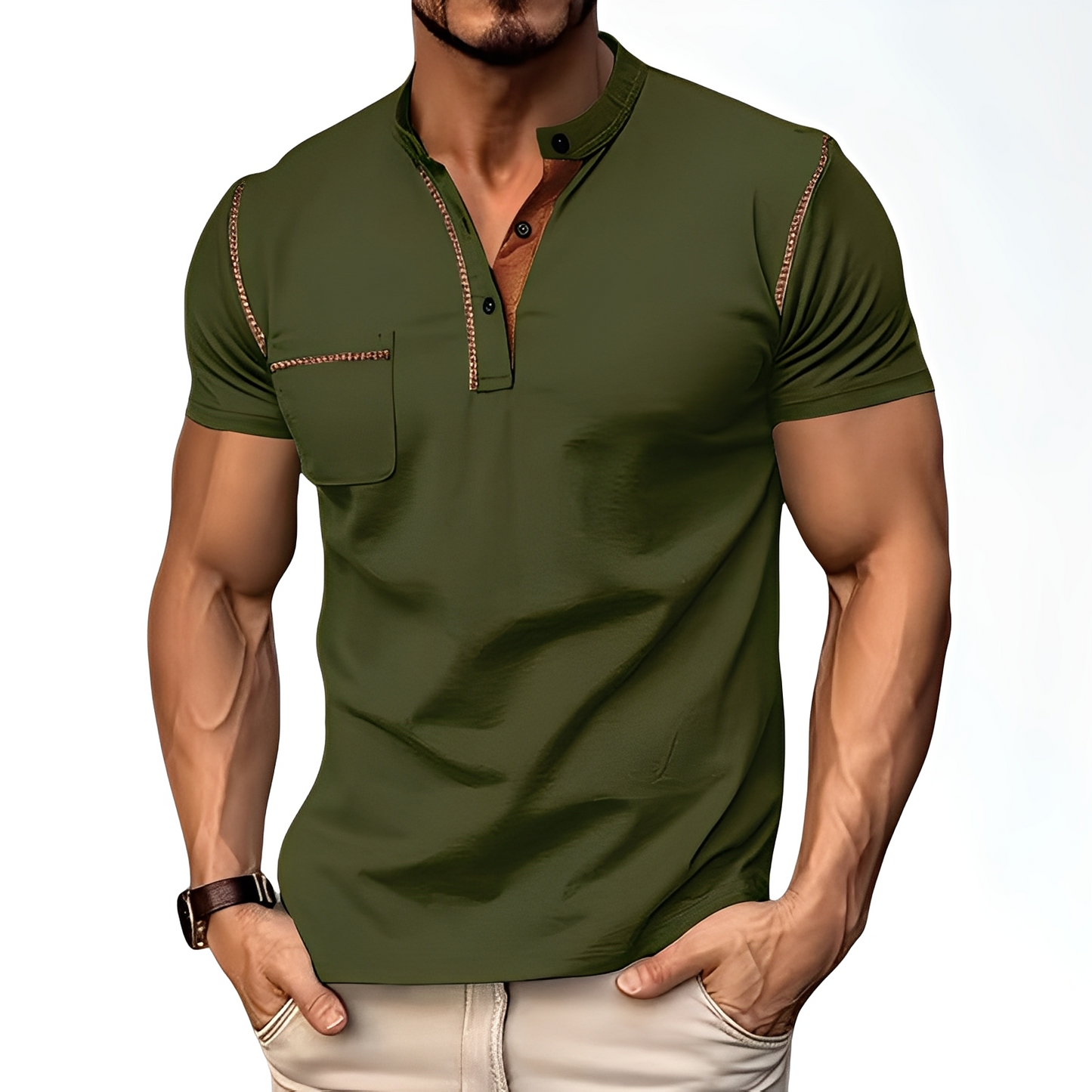 Brandon - Stilvolles, bequemes Herren-Poloshirt