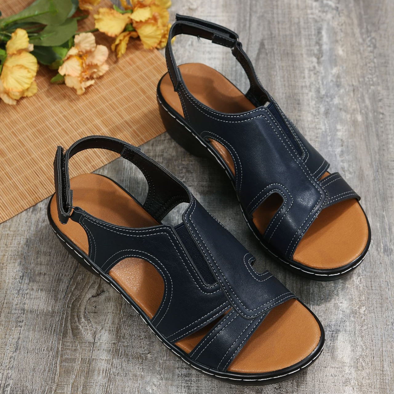 Duana - Bequeme Damensandalen mit Luftpolster