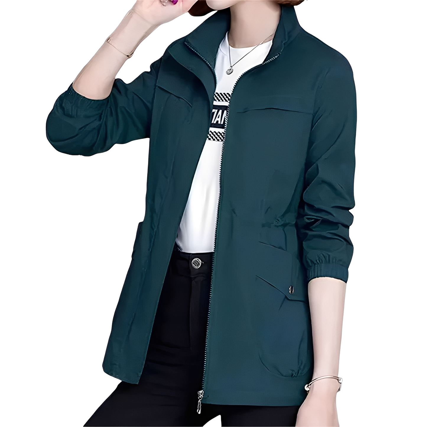 Gwenda - Modejacke für Damen mit verstellbarer Taille