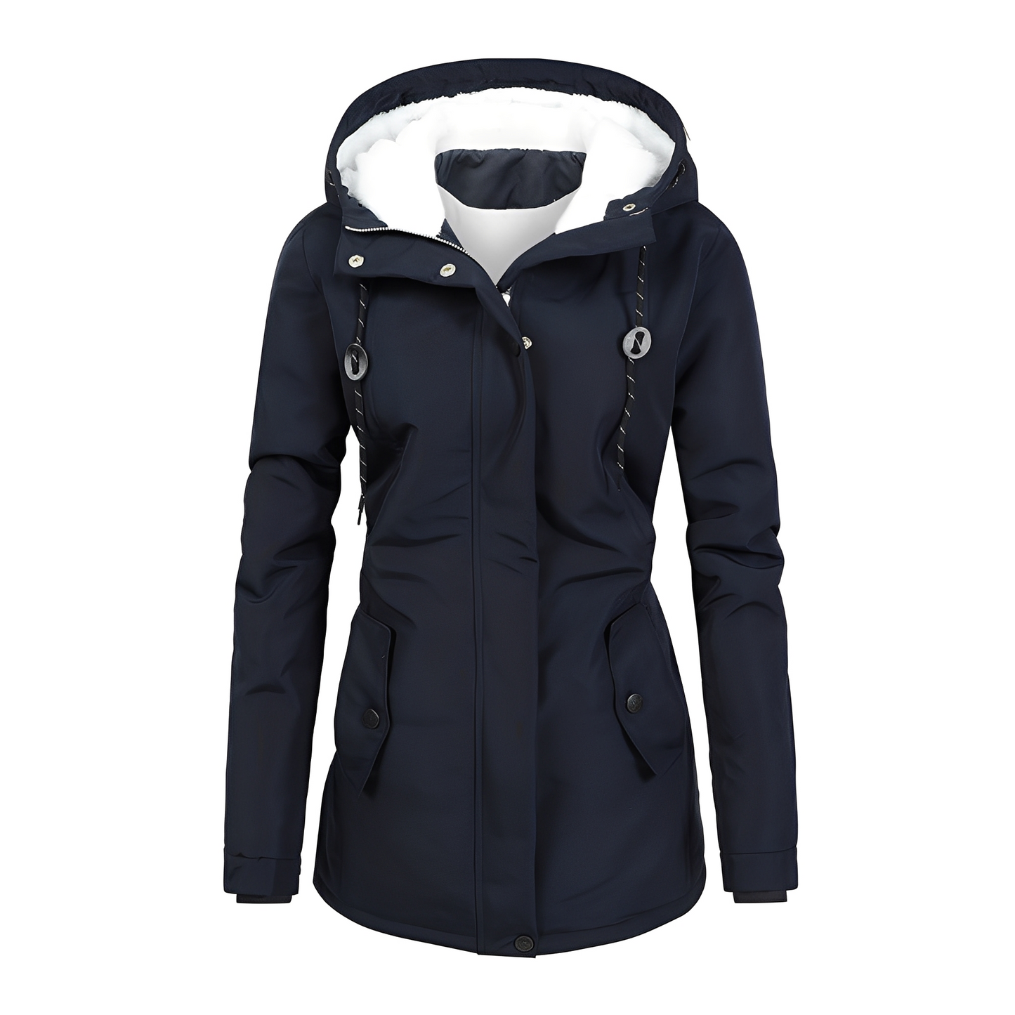 Hilary - Elegante Damen-Winterjacke mit Kapuze