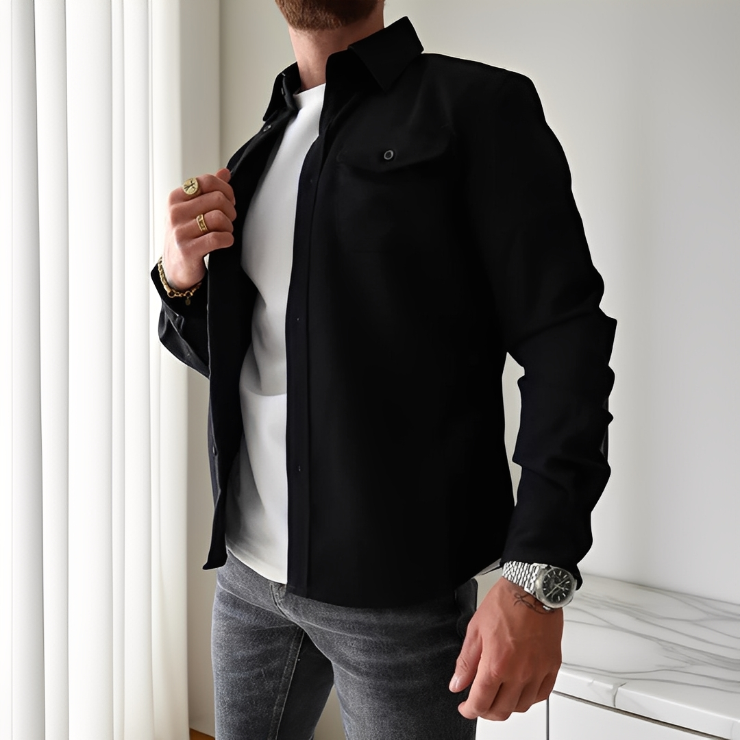 Aadolf - Herrenjacke im übergroßen und lockeren Stil