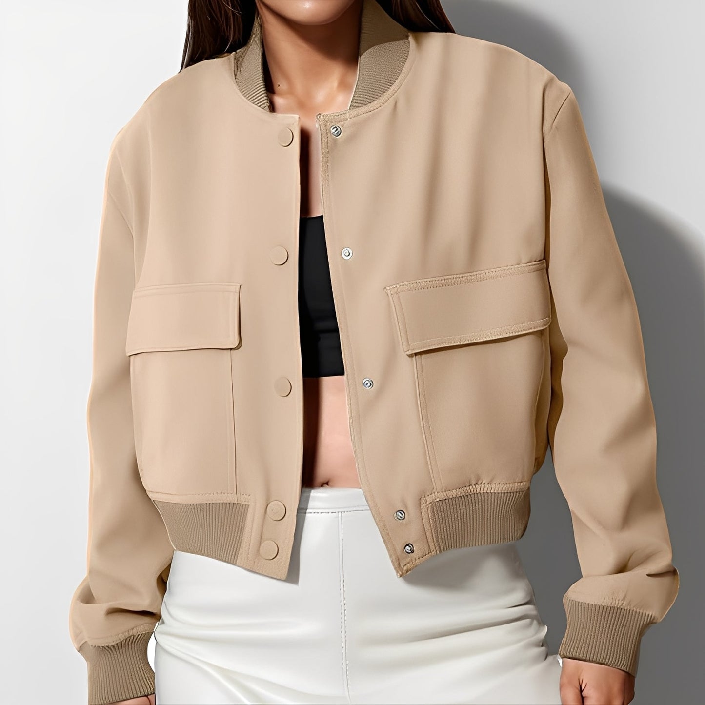Marva - Bequeme, lockere Jacke mit großen Taschen für Damen