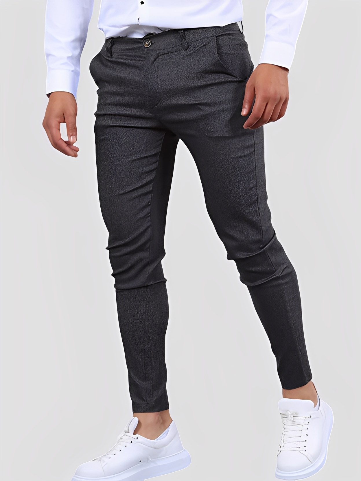 Shelton - Bequeme, dehnbare Herrenhose im schmalen Schnitt