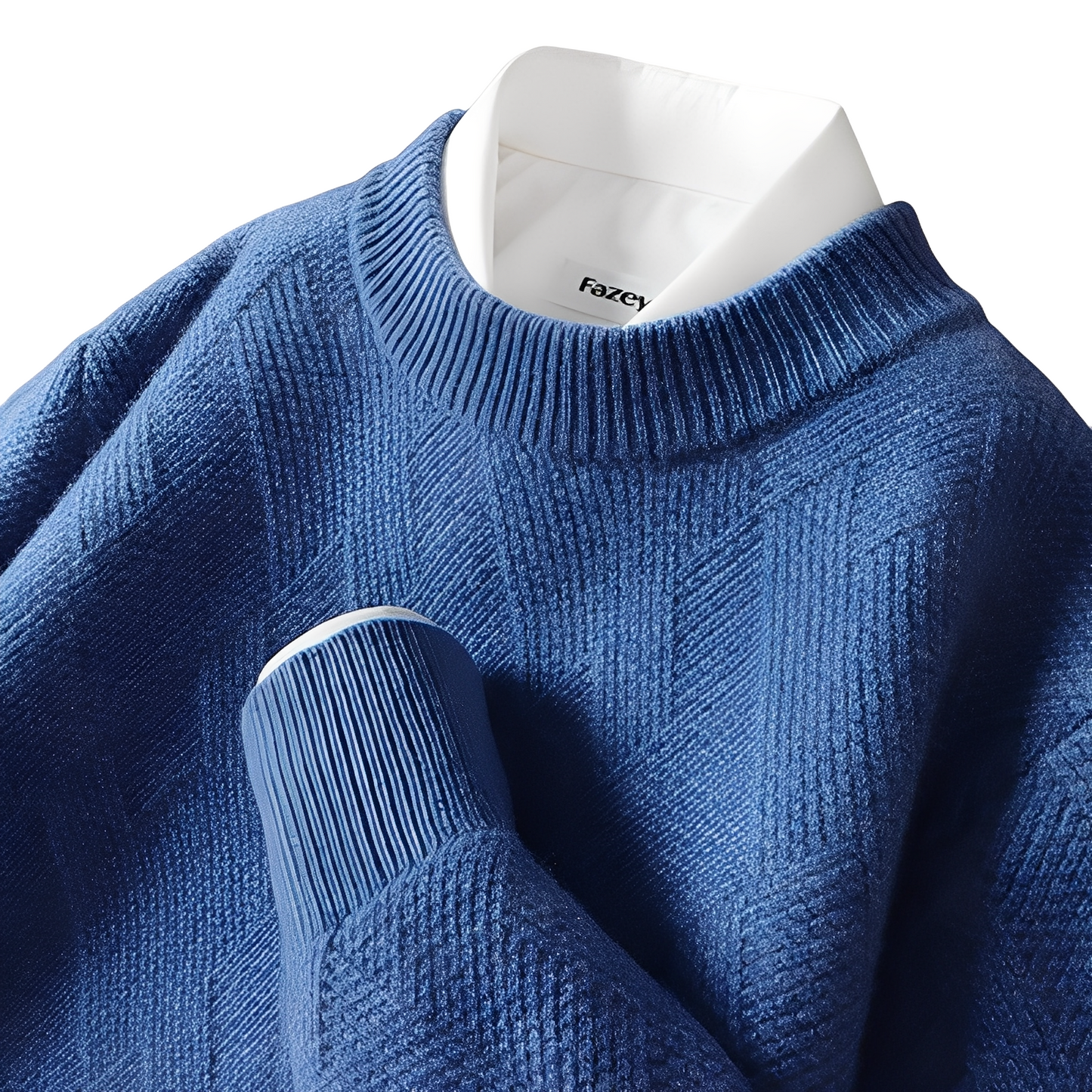 Winfred - Moderner, bequemer Männerpullover aus Kaschmir