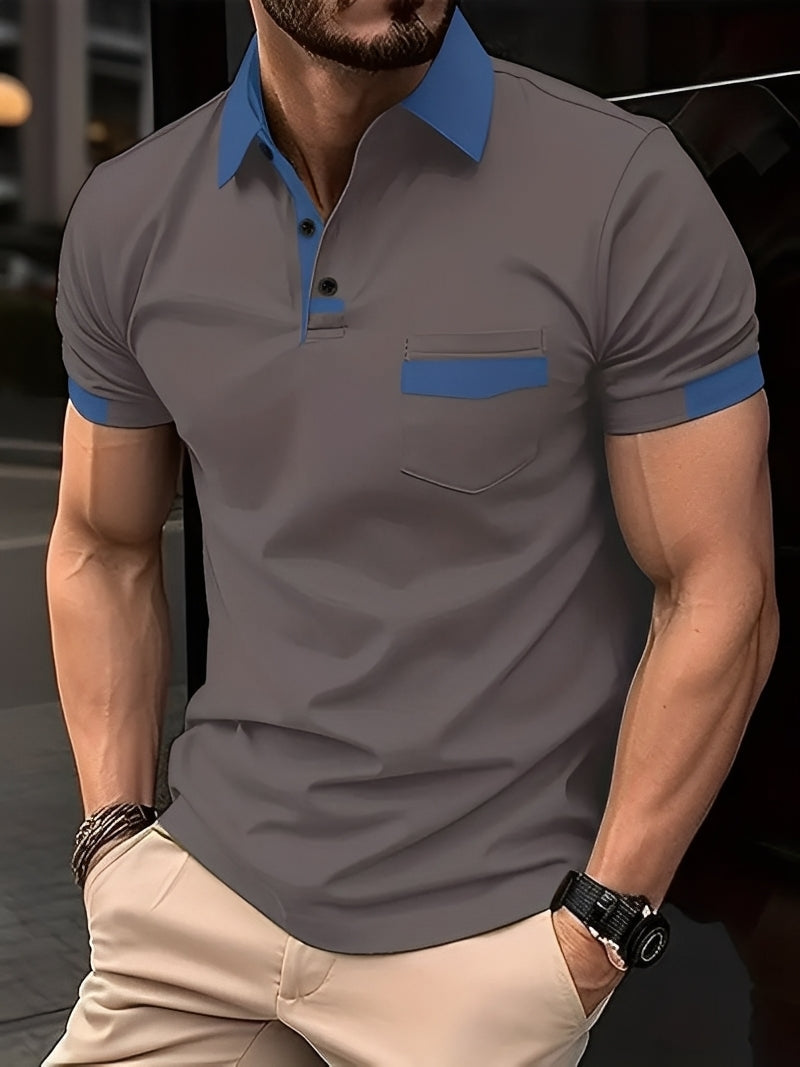 Darwin - Bequemes, enges Herrenpoloshirt