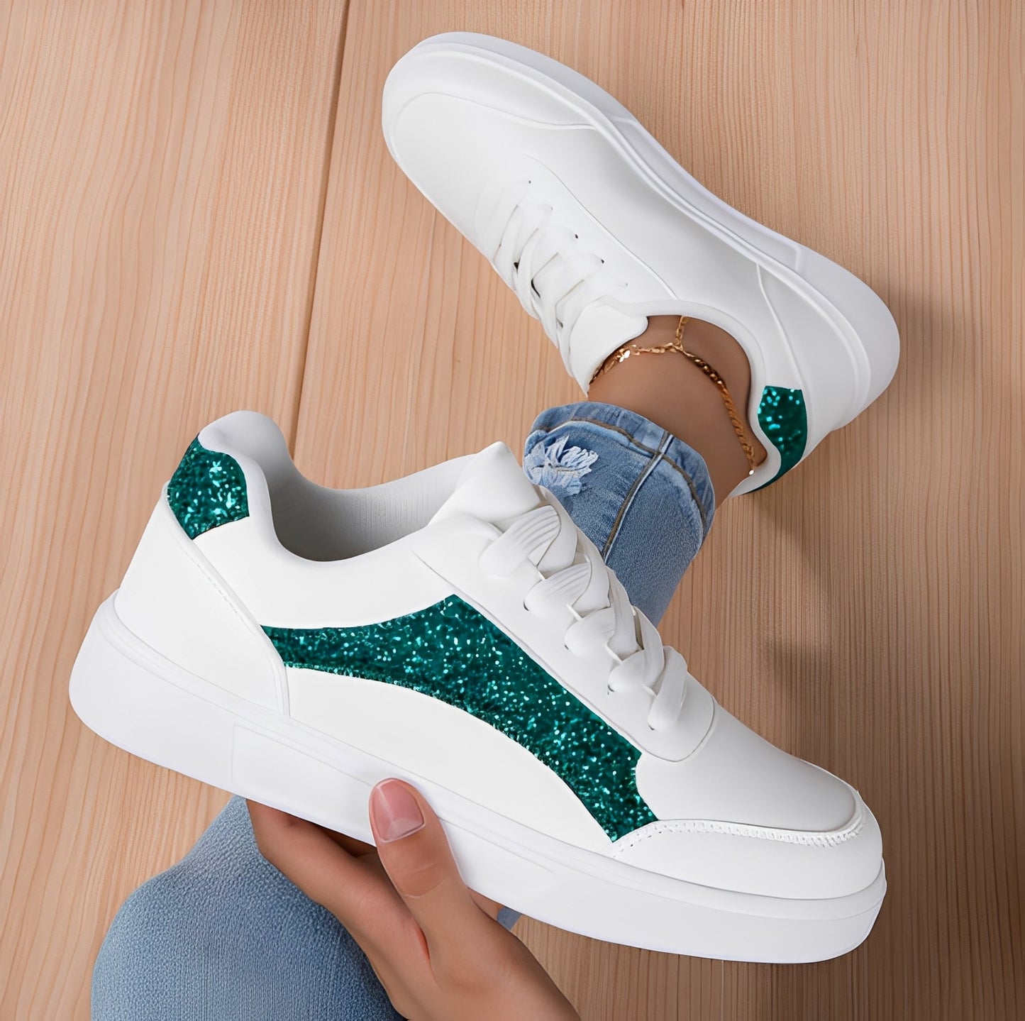 Rexanne - Trendiger Damen-Sneaker aus Kunstleder