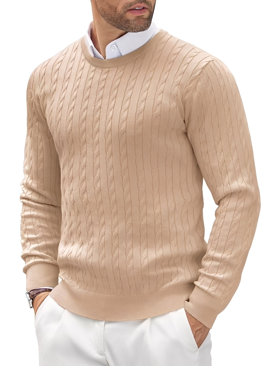 Romilly - Komfortabler, schmal geschnittener Herrenpullover