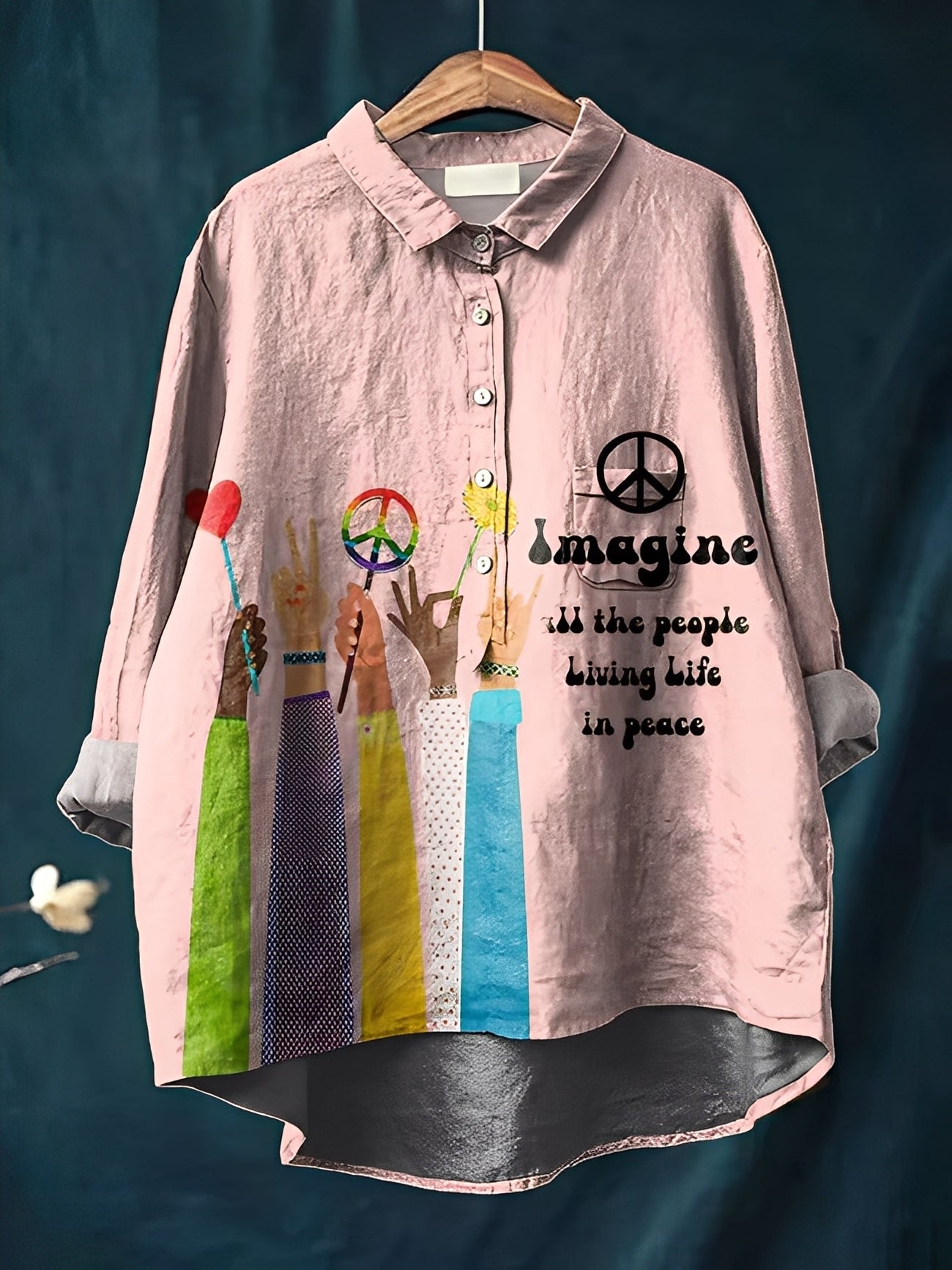 Gwenaël - Klassische Damenblusen mit langen Ärmeln