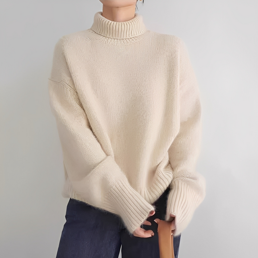 Ophélie - Stilvoller Rollkragenpullover für Damen