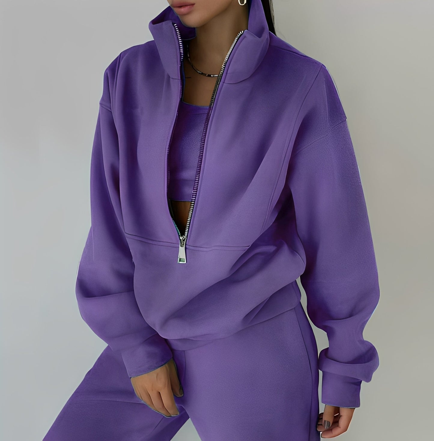 Mélissa - Bequemes lockeres Frottee-Set, zweiteilig