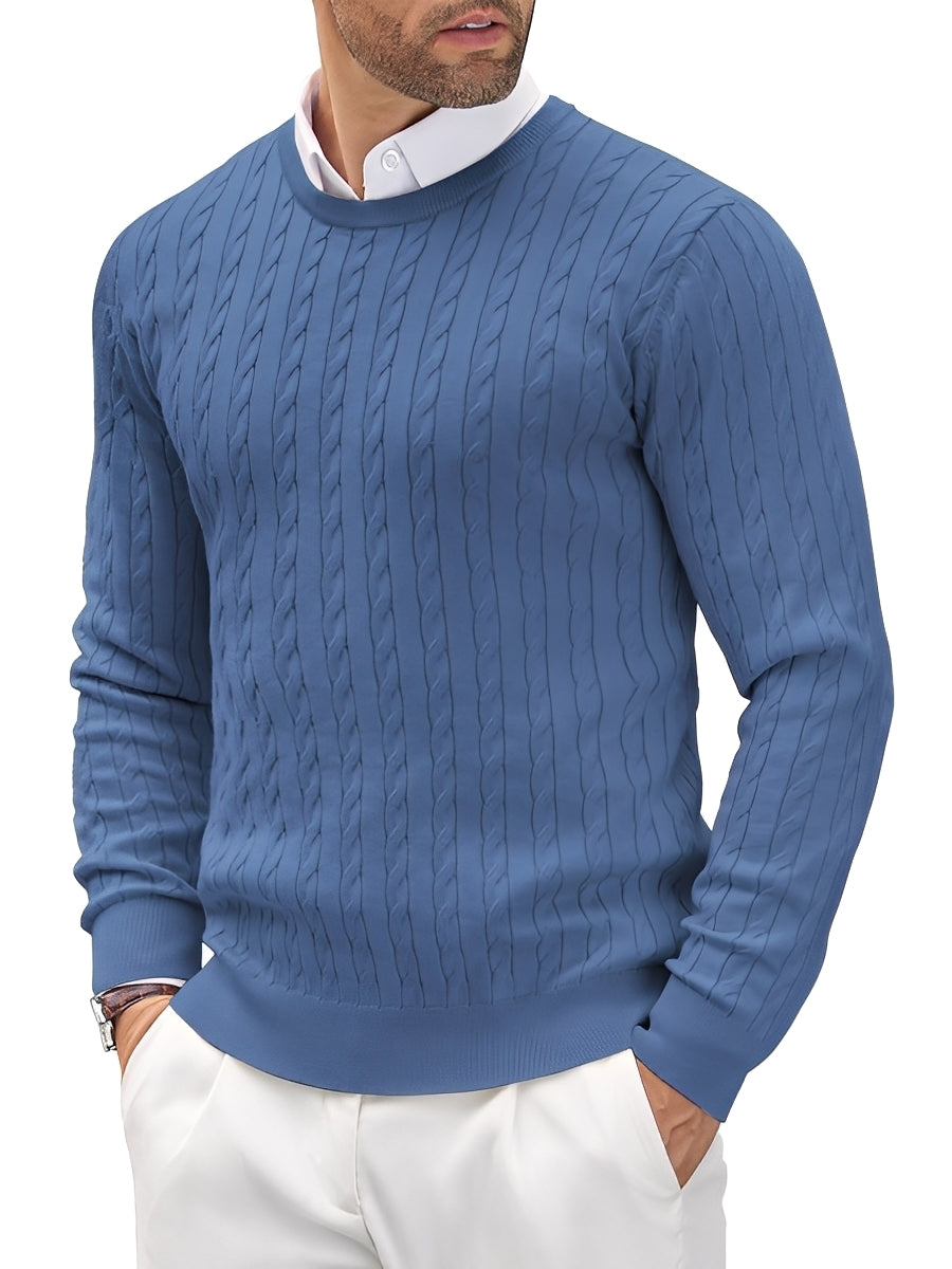 Romilly - Komfortabler, schmal geschnittener Herrenpullover