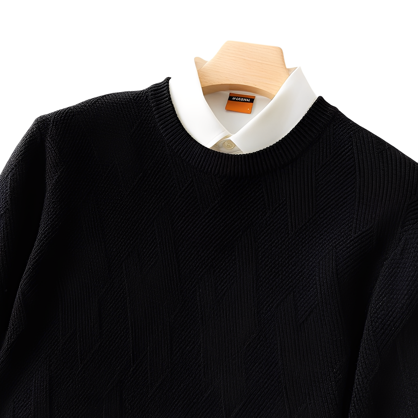 Winfred - Moderner, bequemer Männerpullover aus Kaschmir