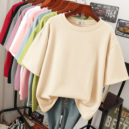 Arabella - Bequemes weites Damen-T-Shirt aus Baumwolle