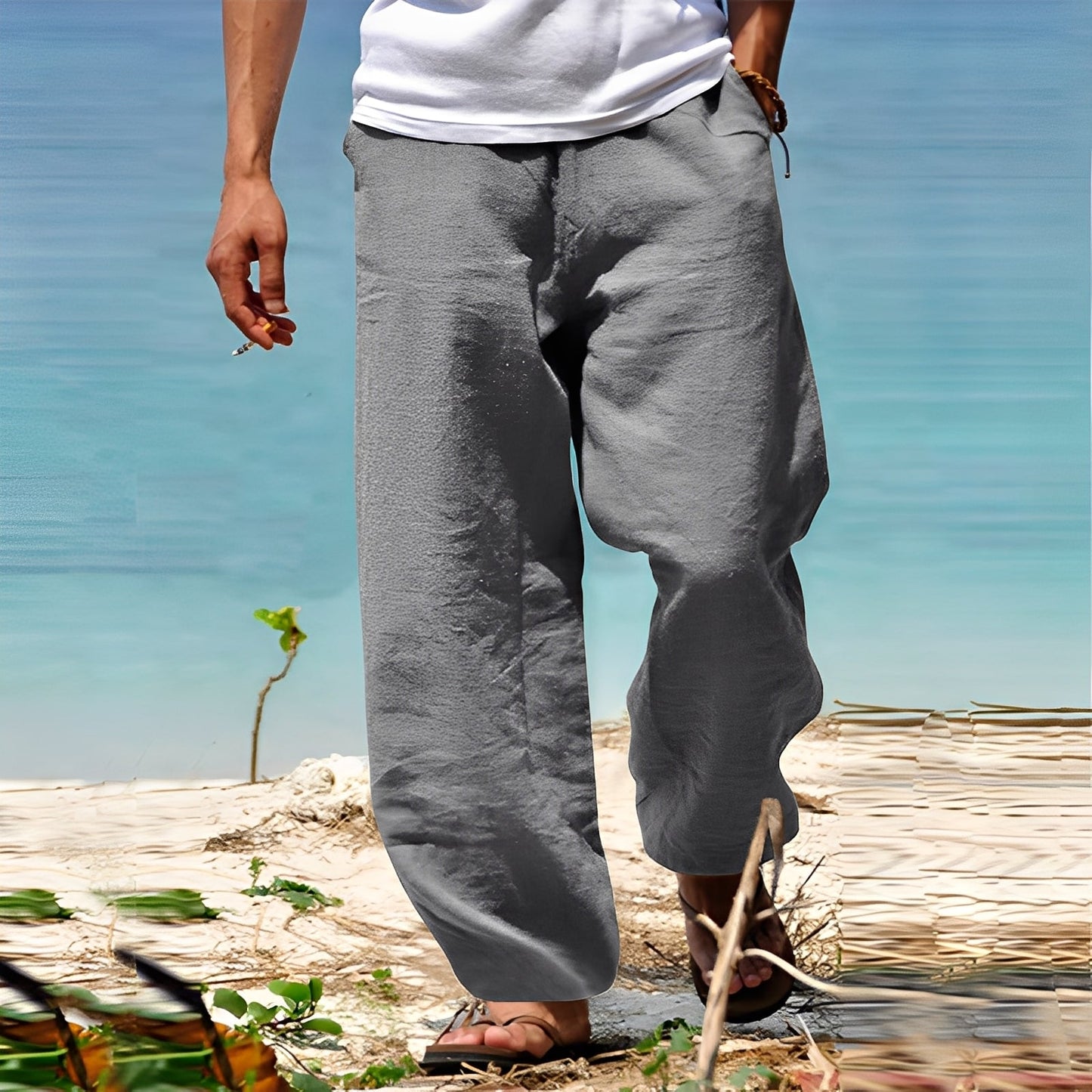 Milan - Komfortable Herren-Leinenhose