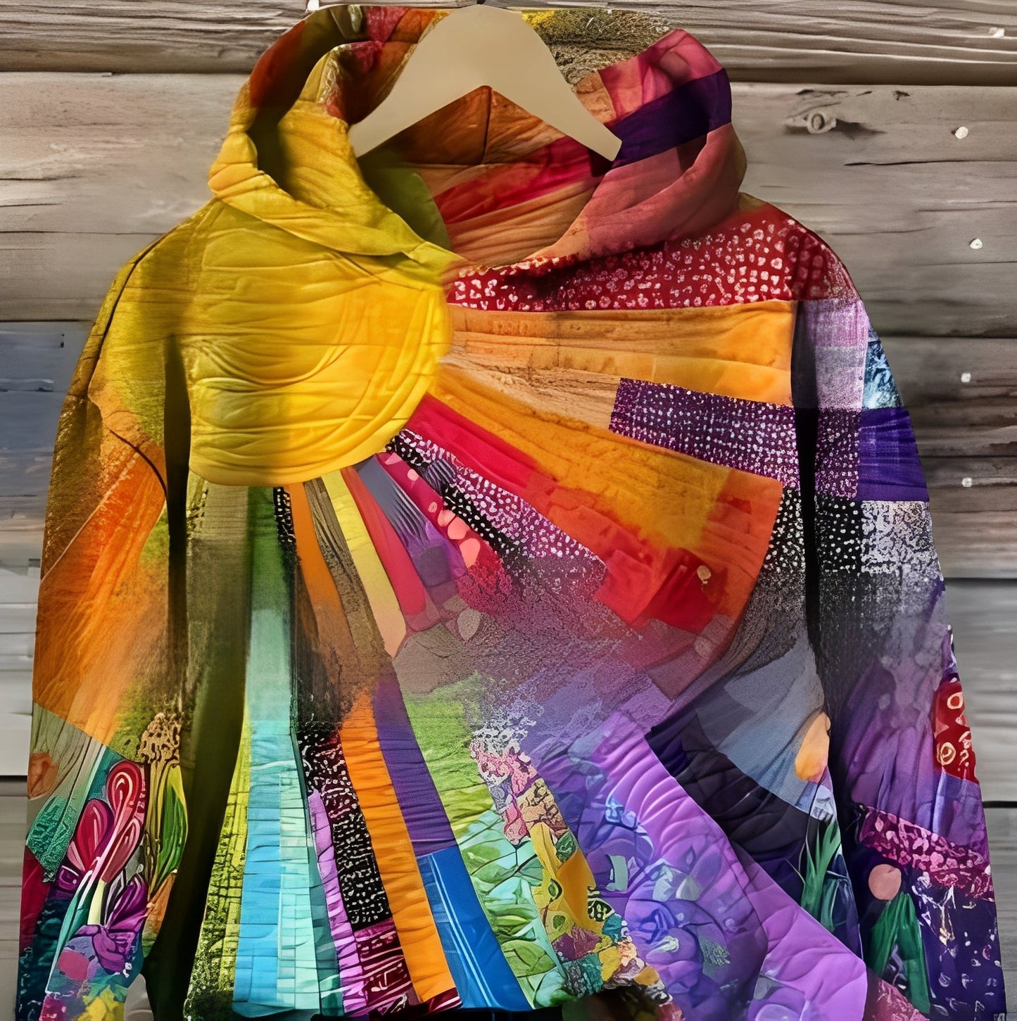 Séraphine - Damenkapuzenpullover mit Digitaldruck