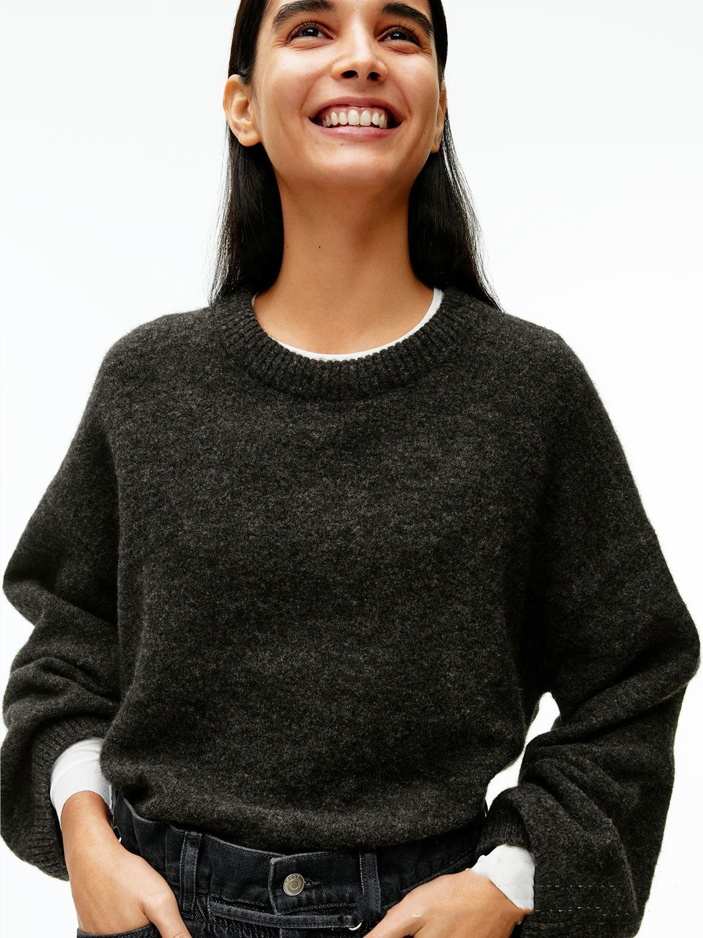 Caelie - Bequemer, dicker Damen-Kaschmirpullover