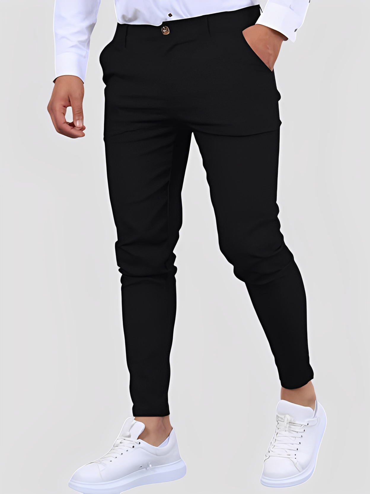 Shelton - Bequeme, dehnbare Herrenhose im schmalen Schnitt