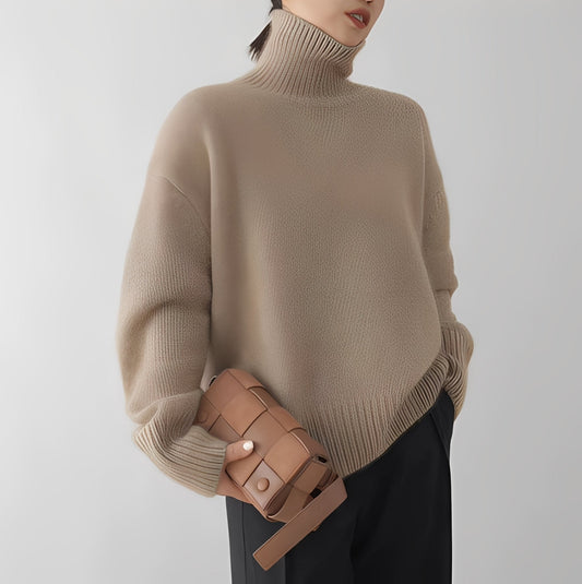 Clémentine - Eleganter Damen-Rollkragenpullover