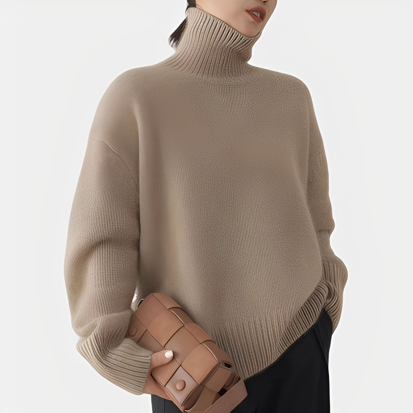 Amilia - Eleganter und lässiger Rollkragenpullover für Damen