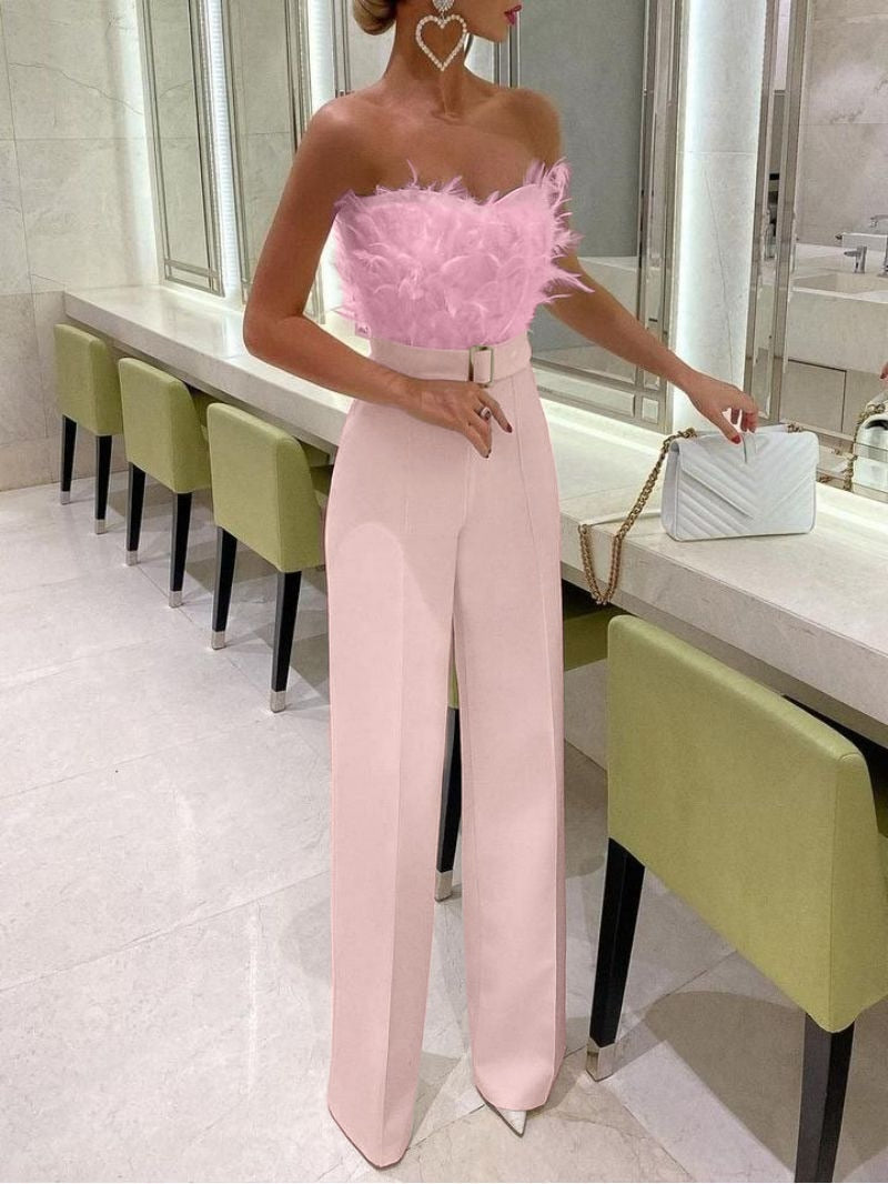 Frola - Elegant Jumpsuit with Corset Top