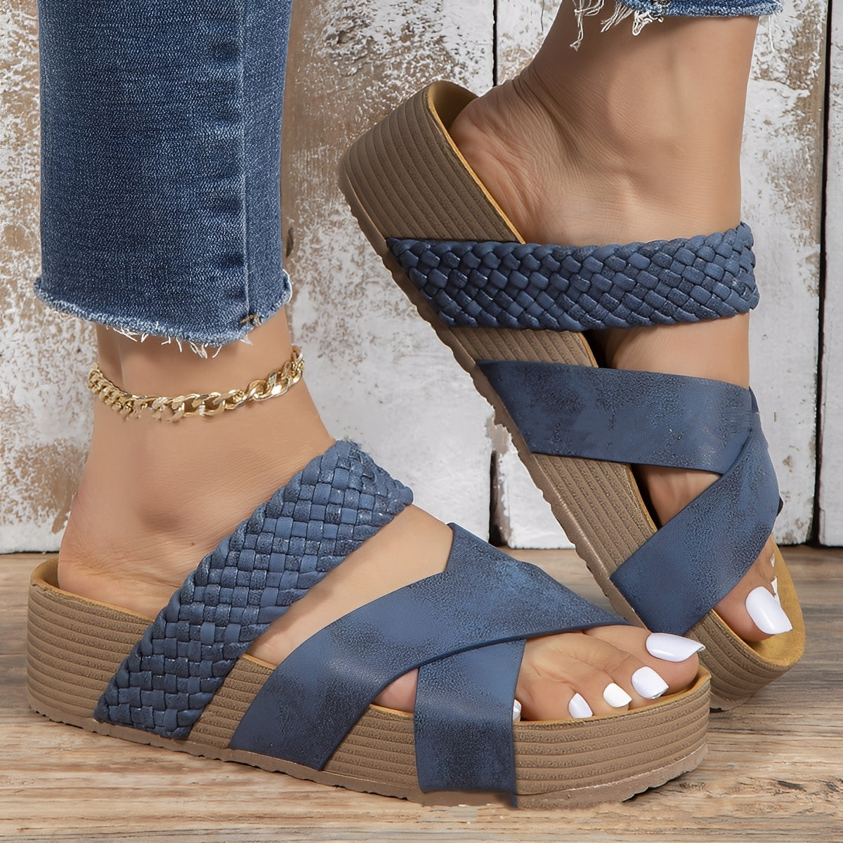 Kerry - Modische, komfortable Websandalen für Damen