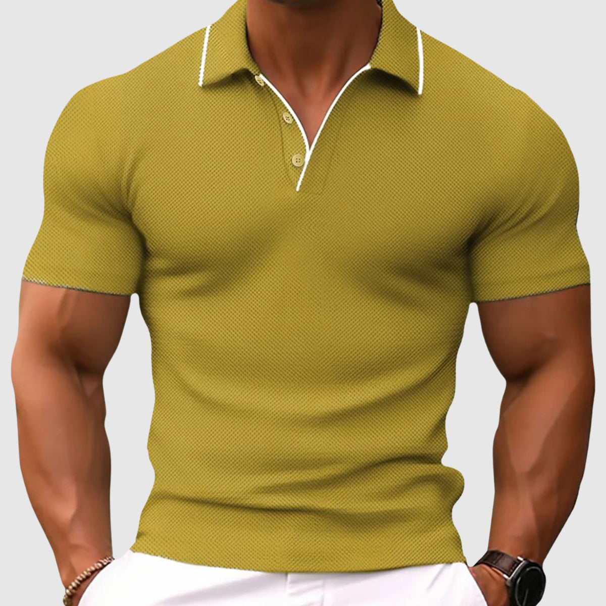 Jaren - Eng geschnittenes Herren-Poloshirt mit Taschen