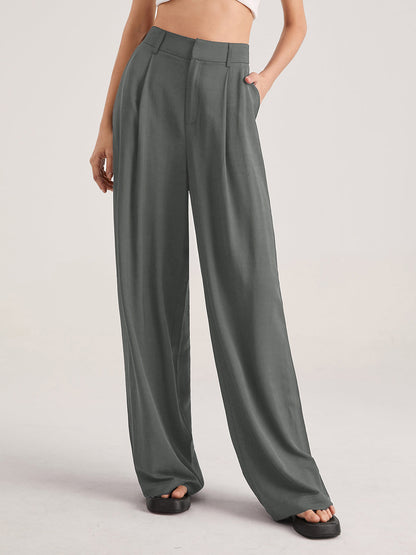 Nadia – Hohe Taillenfalt-Hose