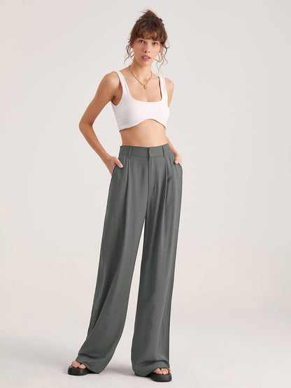 Nadia – Hohe Taillenfalt-Hose