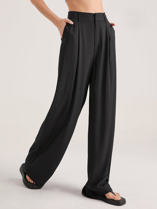 Nadia – Hohe Taillenfalt-Hose