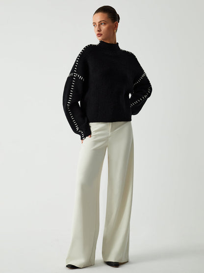 Theresa – Großer Rollkragenpullover