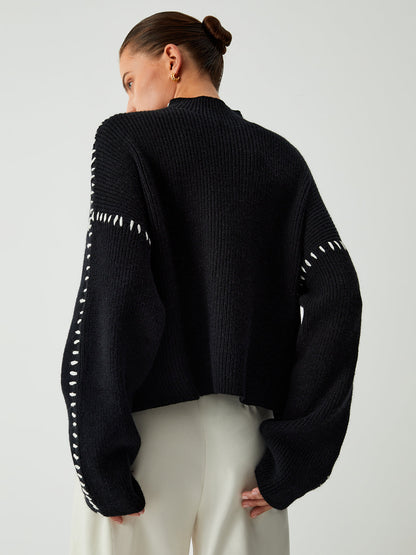 Theresa – Großer Rollkragenpullover