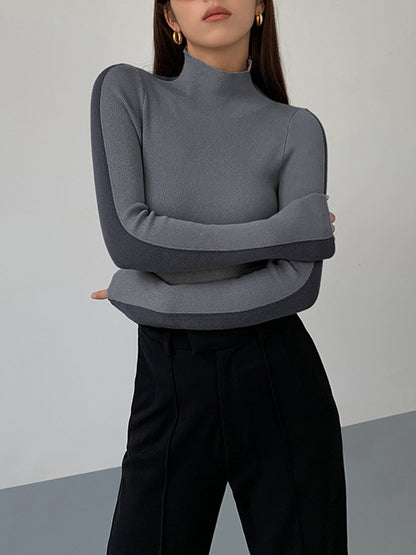 Tabea – Wende-Stricktop in zwei Farben