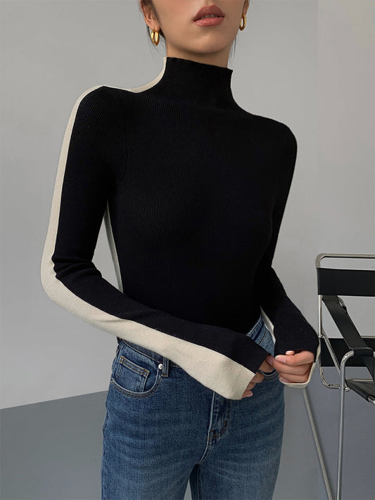 Tabea – Wende-Stricktop in zwei Farben