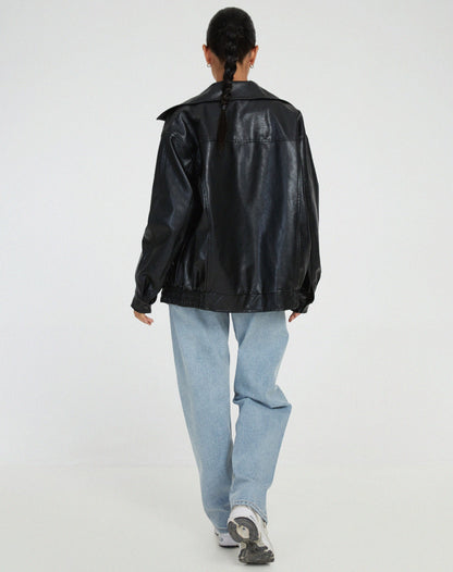 Ariane – Frauen-Lederjacke im weiten Stil
