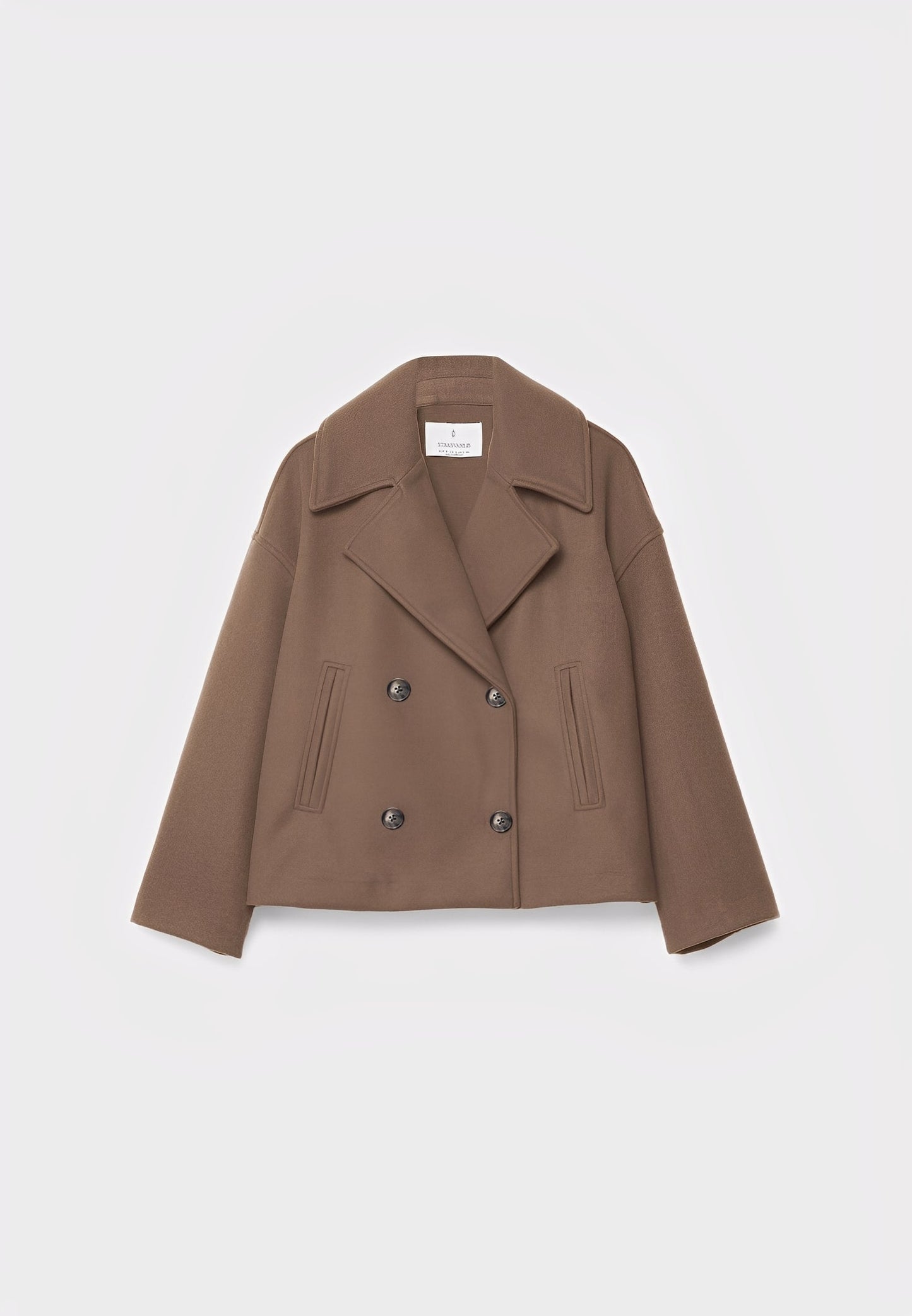 Claire – Kurze Edle Zweireihige Jacke