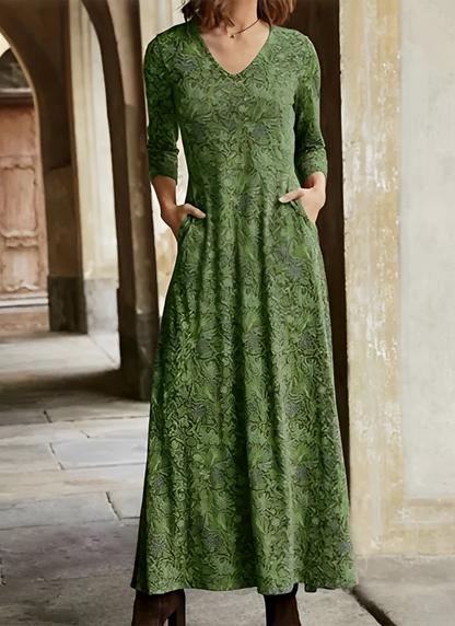 Adeline – Retro Maxikleid