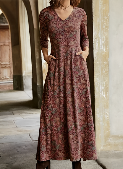 Adeline – Retro Maxikleid