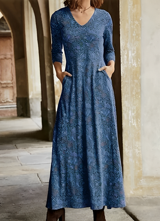 Adeline – Retro Maxikleid