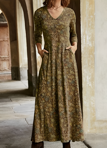Adeline – Retro Maxikleid
