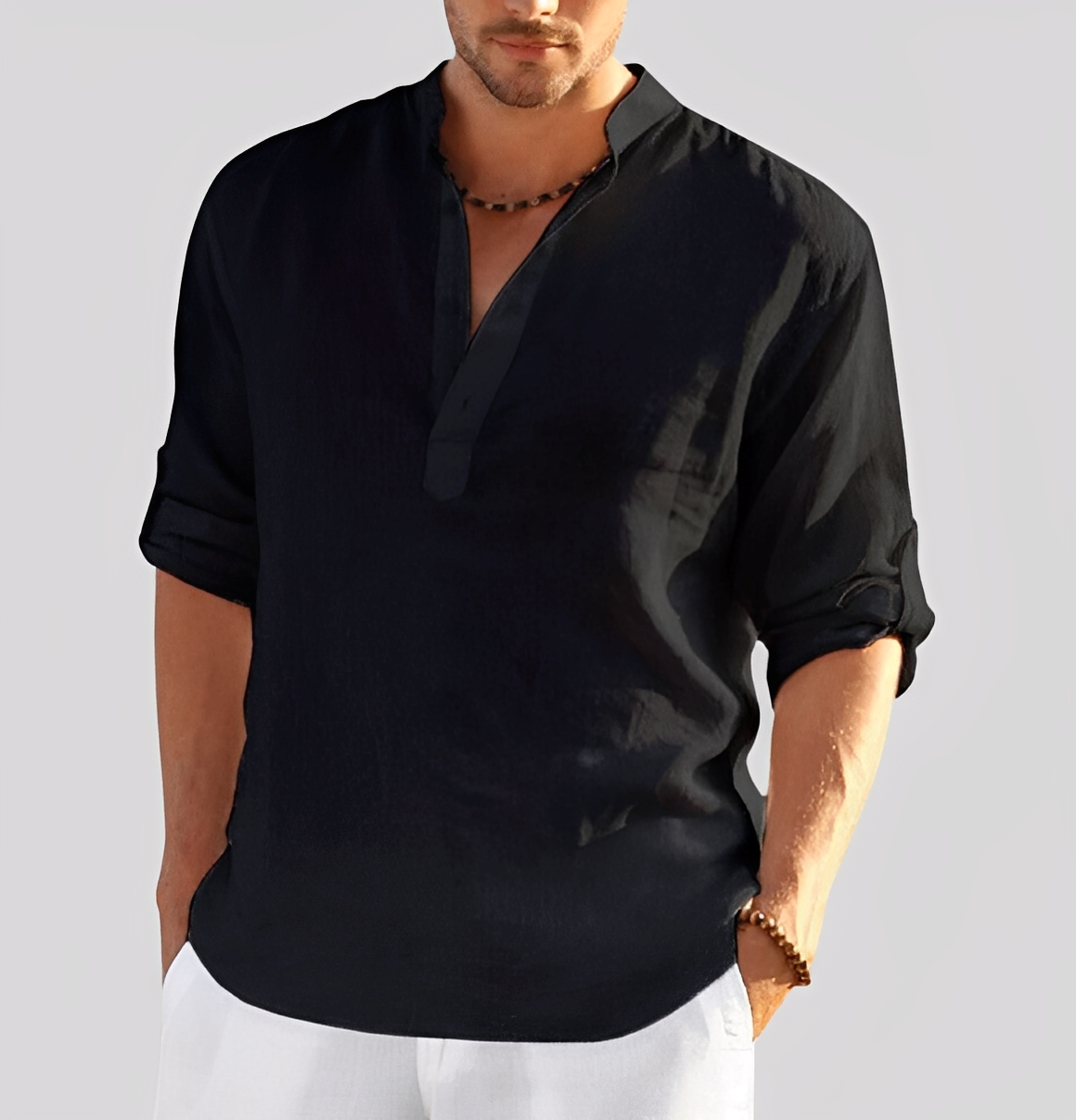 Adriano – Herrenhemd aus Leinen