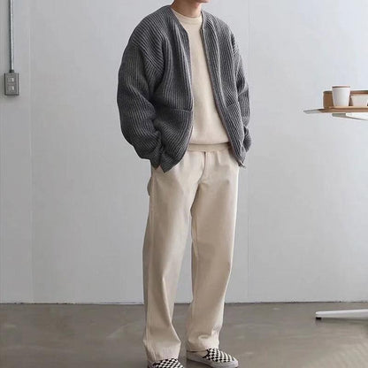 Ronan – Herrenjacke im Strickmuster